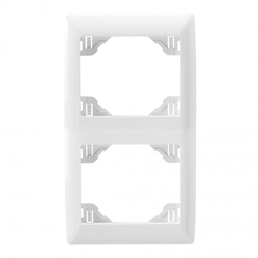 Espelho Duplo Vertical Branco Sirius 70 TBR
