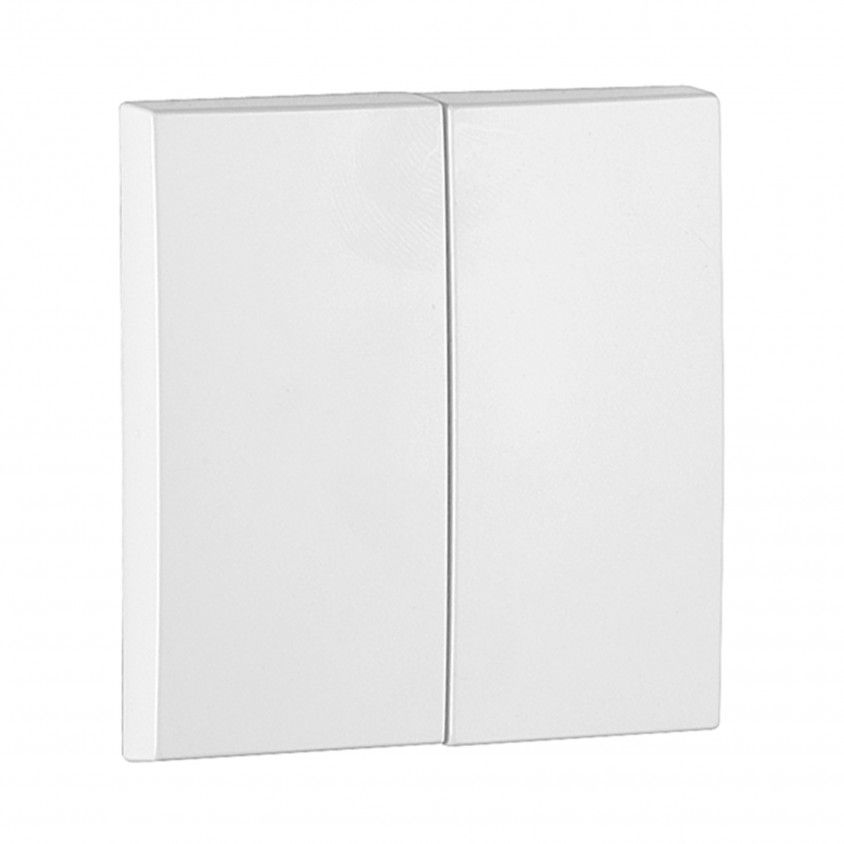 Tecla Dupla Marfim Logus 90 TMF