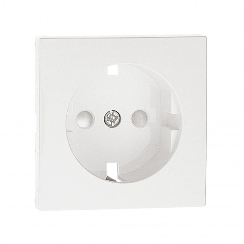 Centro Schuko com Obturador Marfim Logus 90 TMF