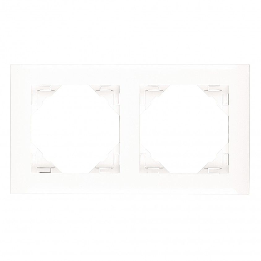 Espelho Duplo Branco Logus 90 KBR