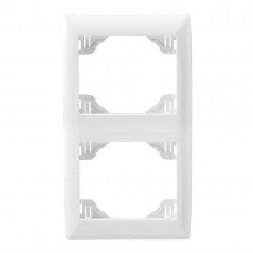 Espelho Duplo Vertical Branco Sirius 70 KBR