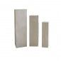 Conjunto 3 Colunas de Fibra Cameron Cru