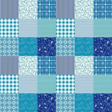 Mantel Netkotton 140cm Patchwork Azul