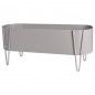 Vaso de Plantas 58X20X32cm Cinza