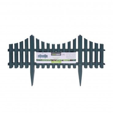 Cerca para Jardim 600X325X5mm Verde Set 4 Peas