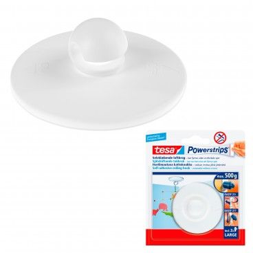 TESA POWERSTRIPS 1 GANCHO PARA TECTO BR + 2 TIRAS 58029-00021-01