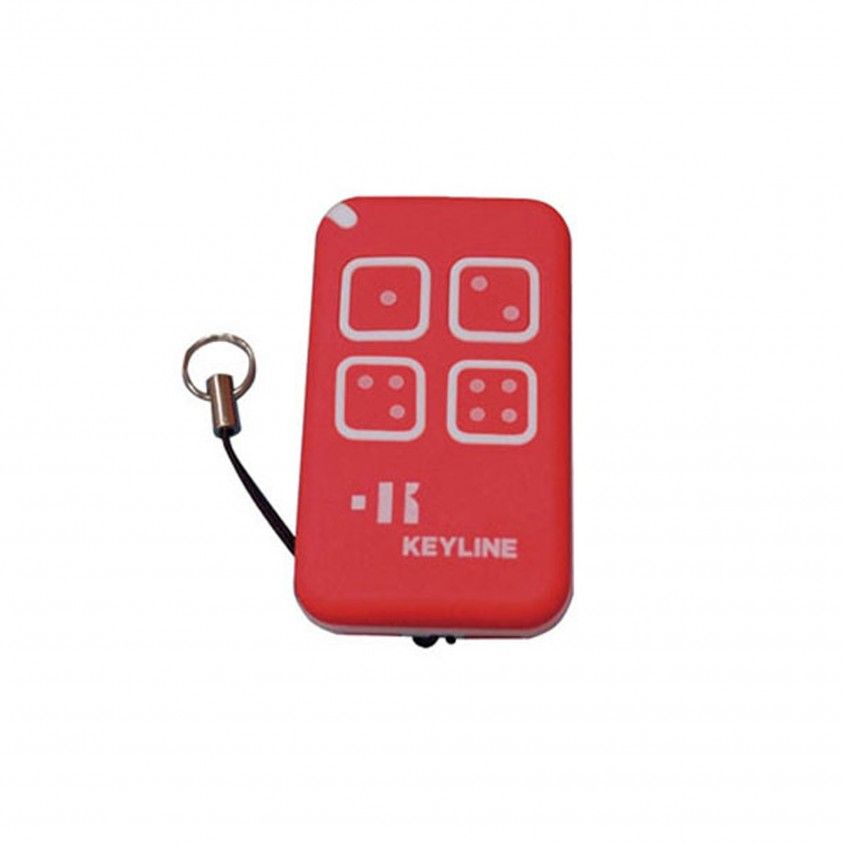 KEY.COMANDO AUTOCOPIATIVO 433 4 BOTOES VERMELHO