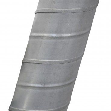 Tubo Rgido Ventilao Galvanizado 0.4/0.5mm x 100