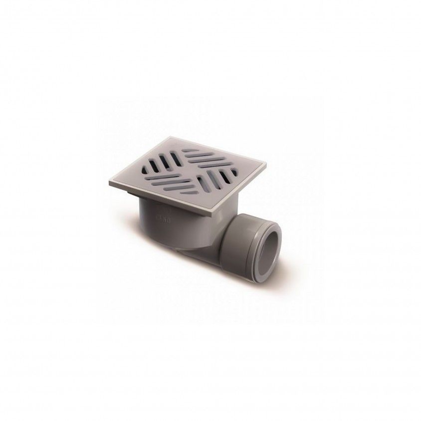 Sumidouro Sifon sem H 50/40 105X105 PVC S-191