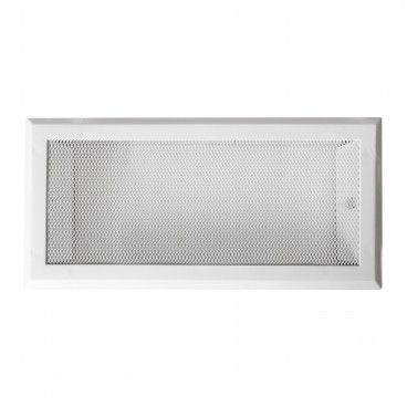 Grelha Sada Ar Quente 14x29 com Aro Branca