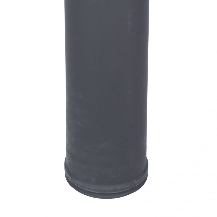 Tubo Rgido Inox Preto 125 1m