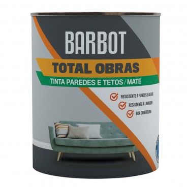 Tinta Para Paredes e Tetos Barbot Total Obras
