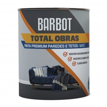 Tinta Barbot Total Obras Parede/Teto Mate Base P 1L