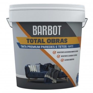 Tinta Barbot Total Obras Parede/Teto Mate Base P 15L