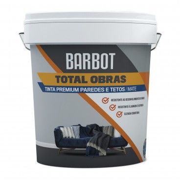 Tinta Barbot Total Obras Parede/Teto Mate Base P 5L