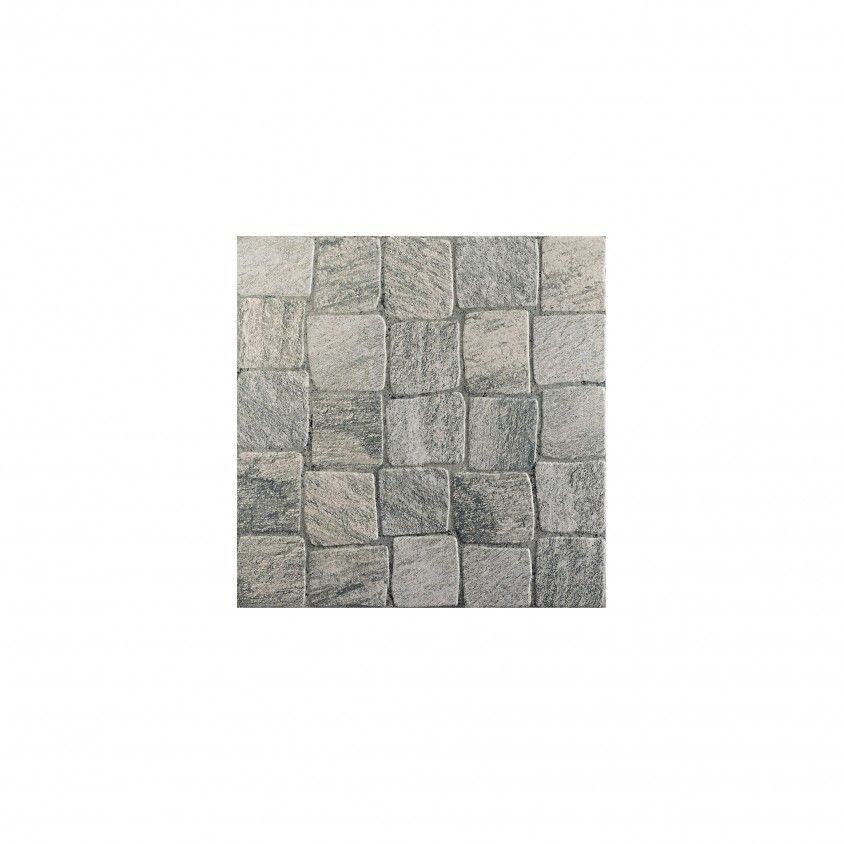 Pavimento Gresart Calada Melgao Cinza 33X33