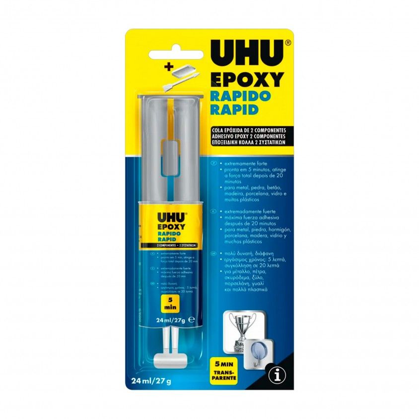 Cola Plus Epoxy Rpida UHU