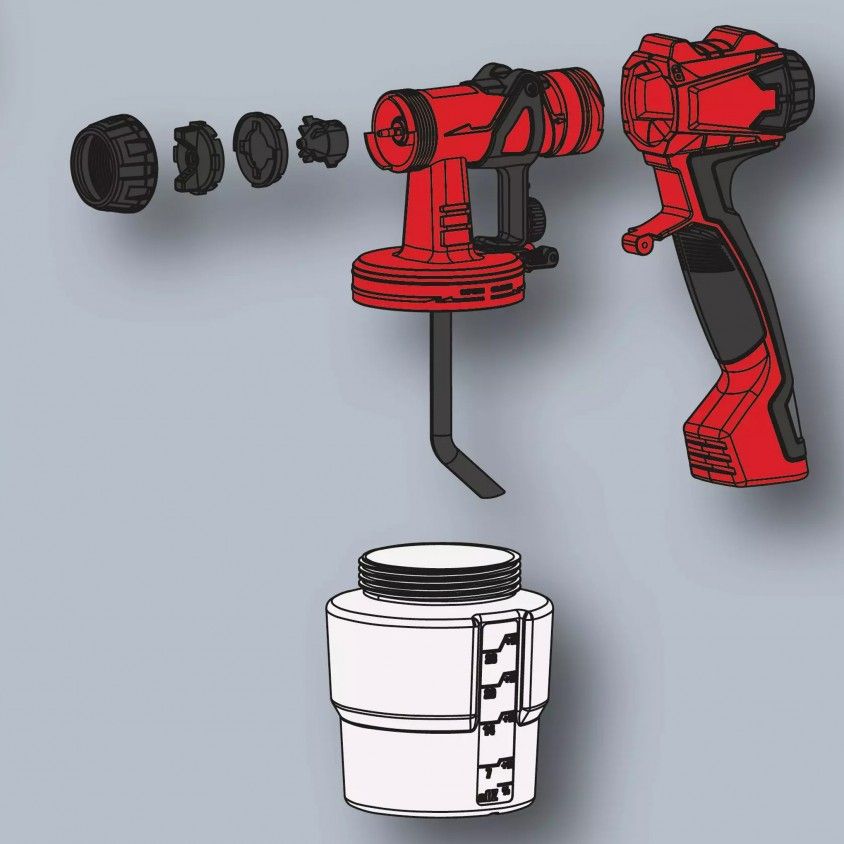 Pistola de Pintura Einhell TC-SY 600 S
