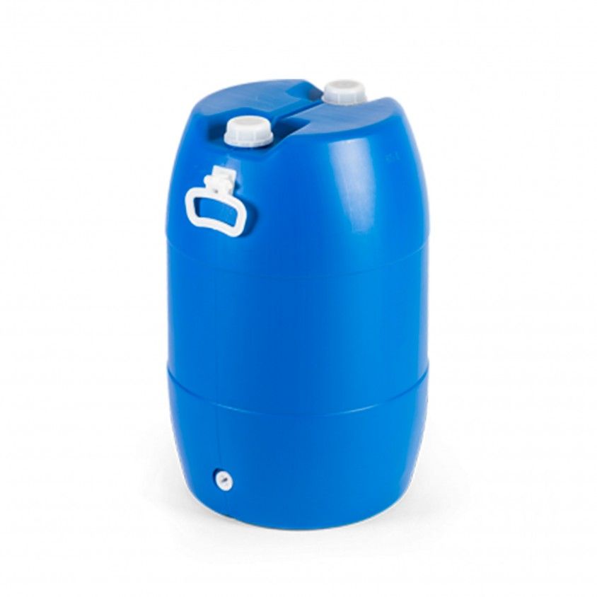 Barrica 65Lt.2 Tubuladuras P/Torneira C/Asas Azul