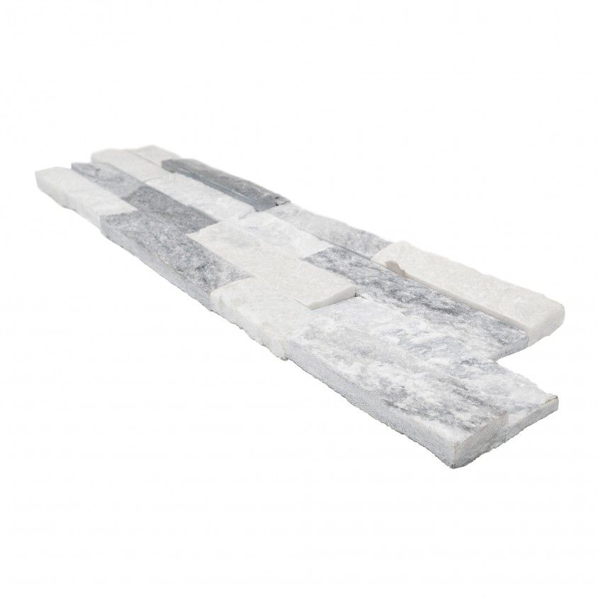 Quartzito Branco/Cinza 15X55