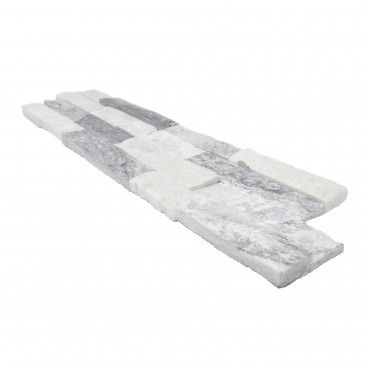 Quartzito Branco/Cinza 15X55