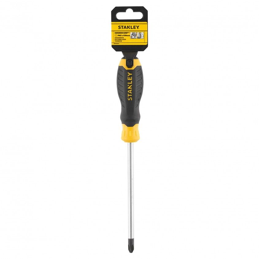 Chave Cushion Stanley Grip Phillips 3 Pontas 150mm