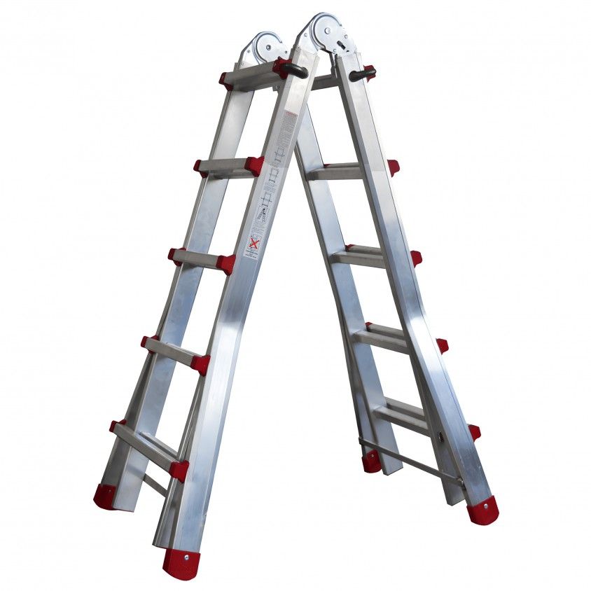 Escada Multiposies Litan M75 Alumnio 4x4 Degraus