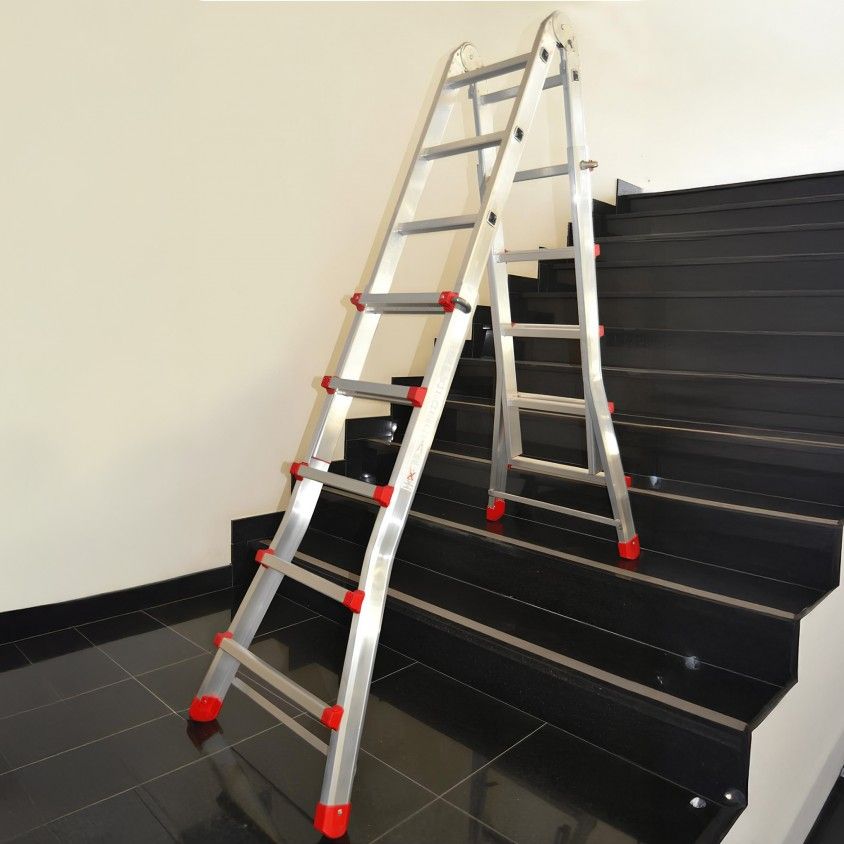 Escada Multiposies Litan M75 Alumnio 4x4 Degraus