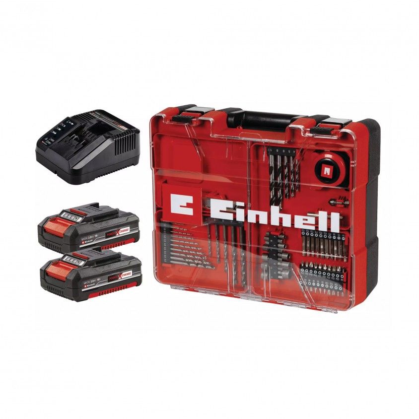 Berbequim sem Fio Einhell TE-CD 18/40 Li-i +64 2x2,0Ah Berbequim sem Fio Einhell TE-CD 18/40 Li-i +64 2x2,0Ah