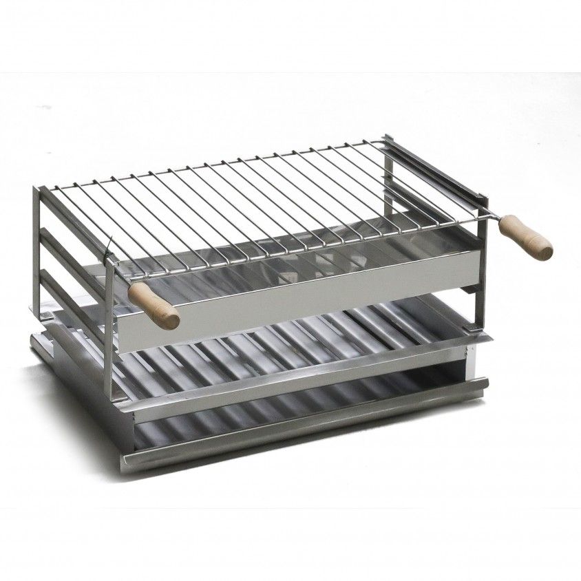 Grelhador para Churrasqueira em Ao Inox ICHRRE 60x40