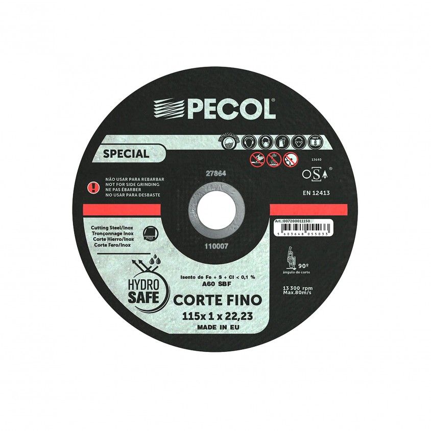 Disco Corte Fino Inox Clssico 230x2,0mm