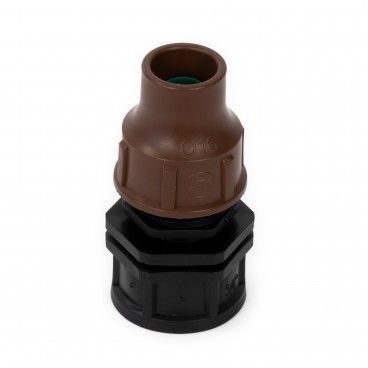 Unio Recta Aperto Rpido 16Mmx3/4" Femea