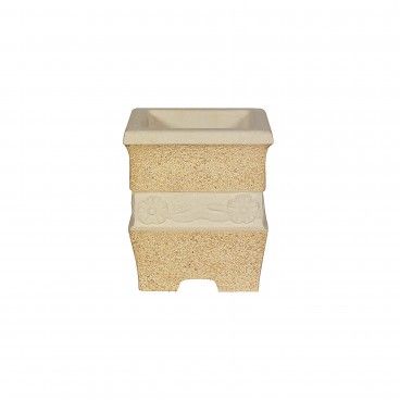 Vaso em Pedra Quadrado 129