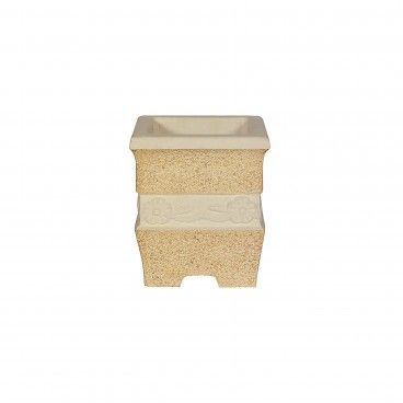 Vaso em Pedra Quadrado 127