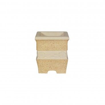 Vaso em Pedra Quadrado 125