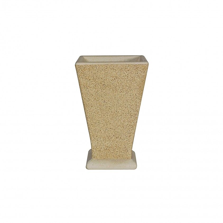 Vaso em Pedra Quadrado 209