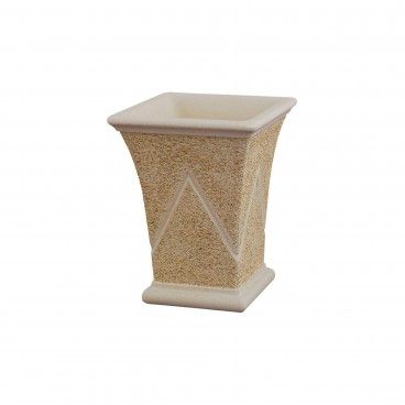 Vaso em Pedra Quadrado 237