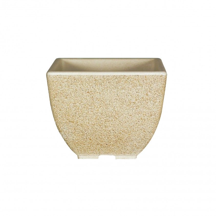 Vaso em Pedra Quadrado 235