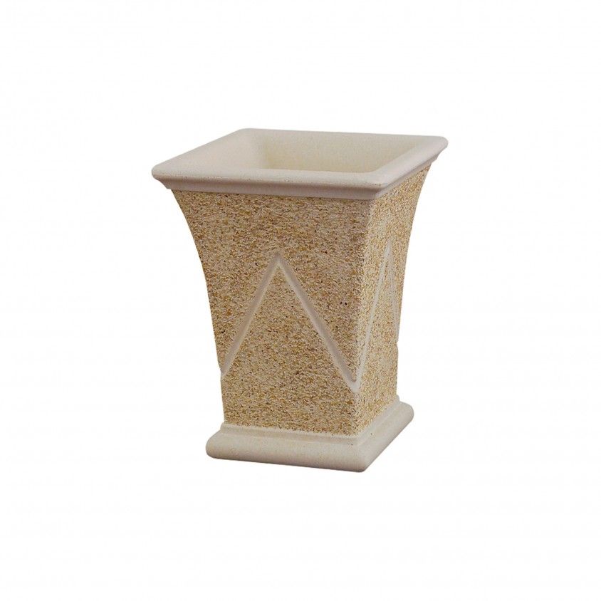 Vaso em Pedra Quadrado 239