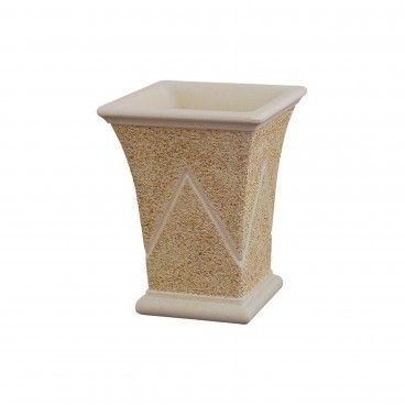 Vaso em Pedra Quadrado 241