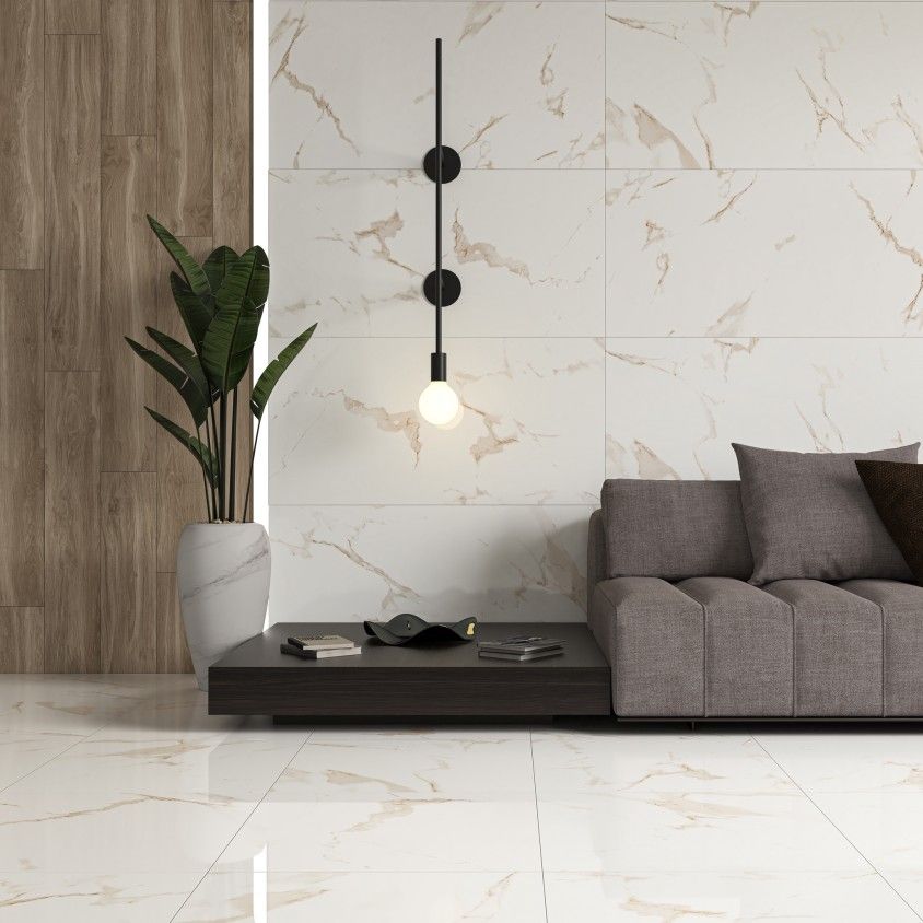 Pavimento Casablanca Gold Brilho Retificado 60x120 Pavimento Casablanca Gold Brilho Retificado 60x120