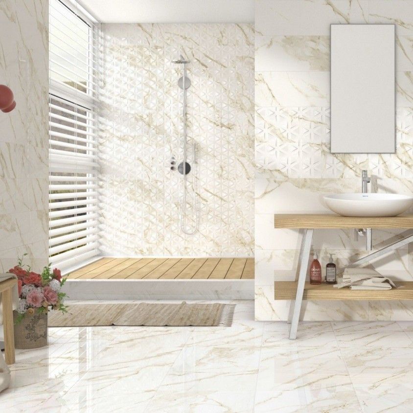 Pavimento Supercermica Polar Gold Mate 45x45