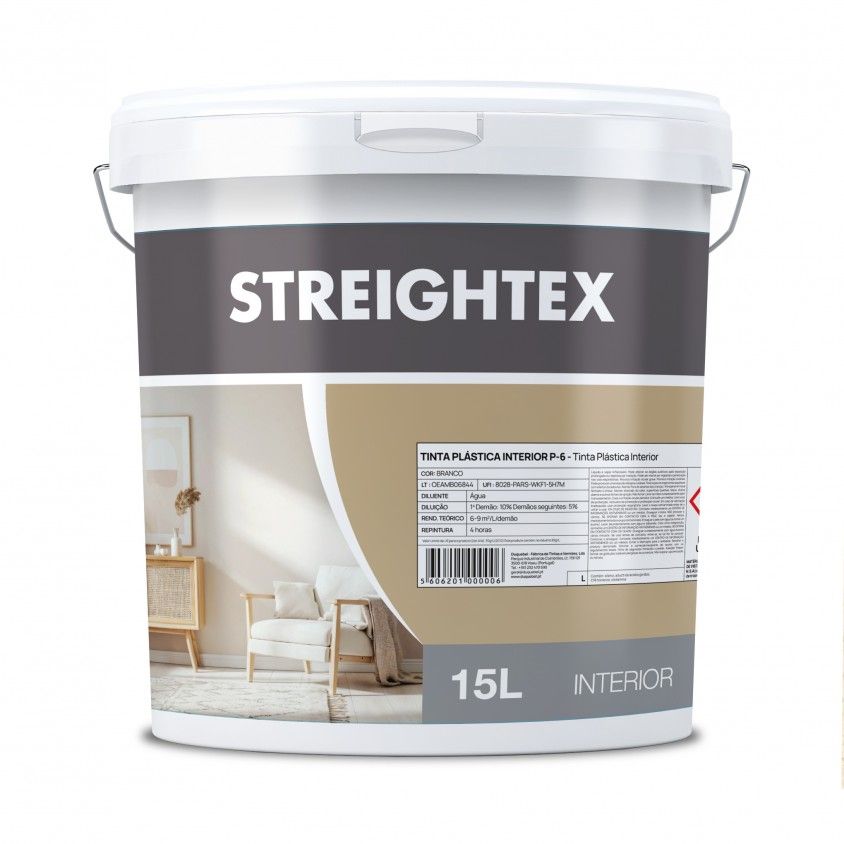 Tinta Plstica Interior Mate Streightex