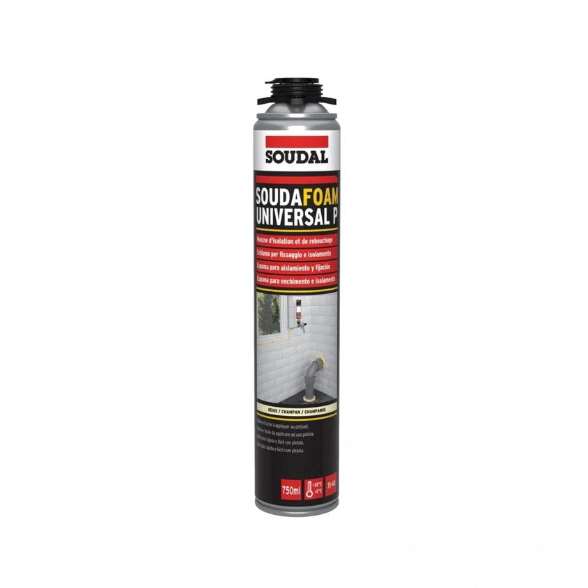 Espuma de Poliuretano Pistola Soudafoam 750ml