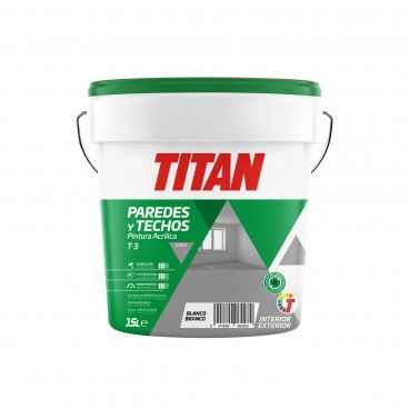 Tinta Acrlica Interior/Exterior Mate Pro Titan T3