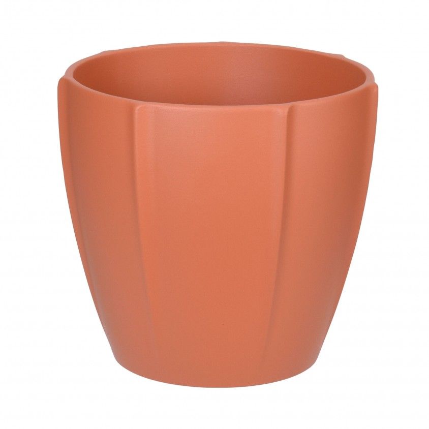 KOOPMAN VASO PLANTAS 13.5x13CM TERRACOTA SORTIDO 4 DESIGNS