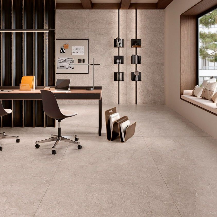 Pavimento Margres Evolution Light Grey Natural Retificado 30x60