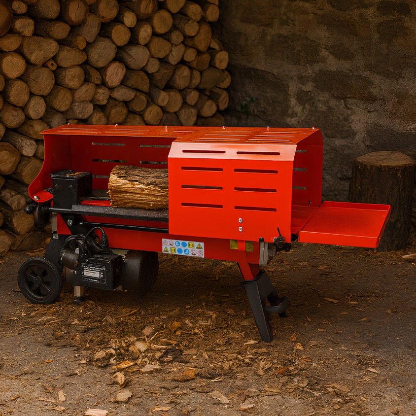Rachador de Lenha Elétrico Bricofer 7 Toneladas Rachador de Lenha Elétrico Bricofer 7 Toneladas