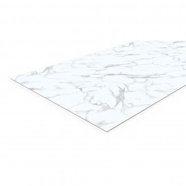 Painel de Parede SPC 2700x1220x3mm Calacatta White Painel de Parede SPC 2700x1220x3mm Calacatta White