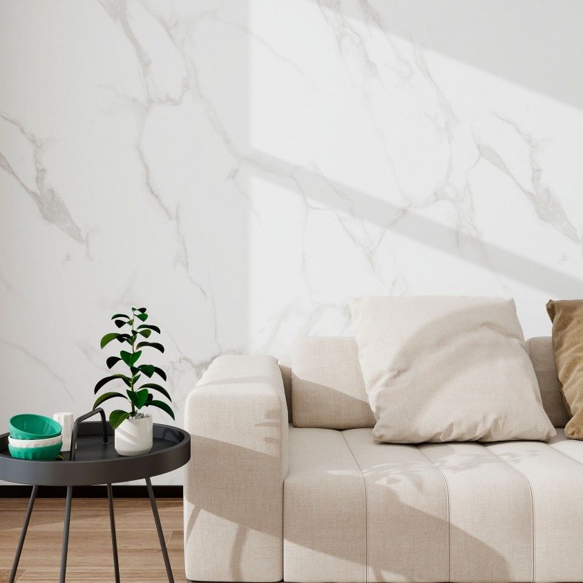 Painel de Parede SPC 2700x1220x3mm Calacatta White
